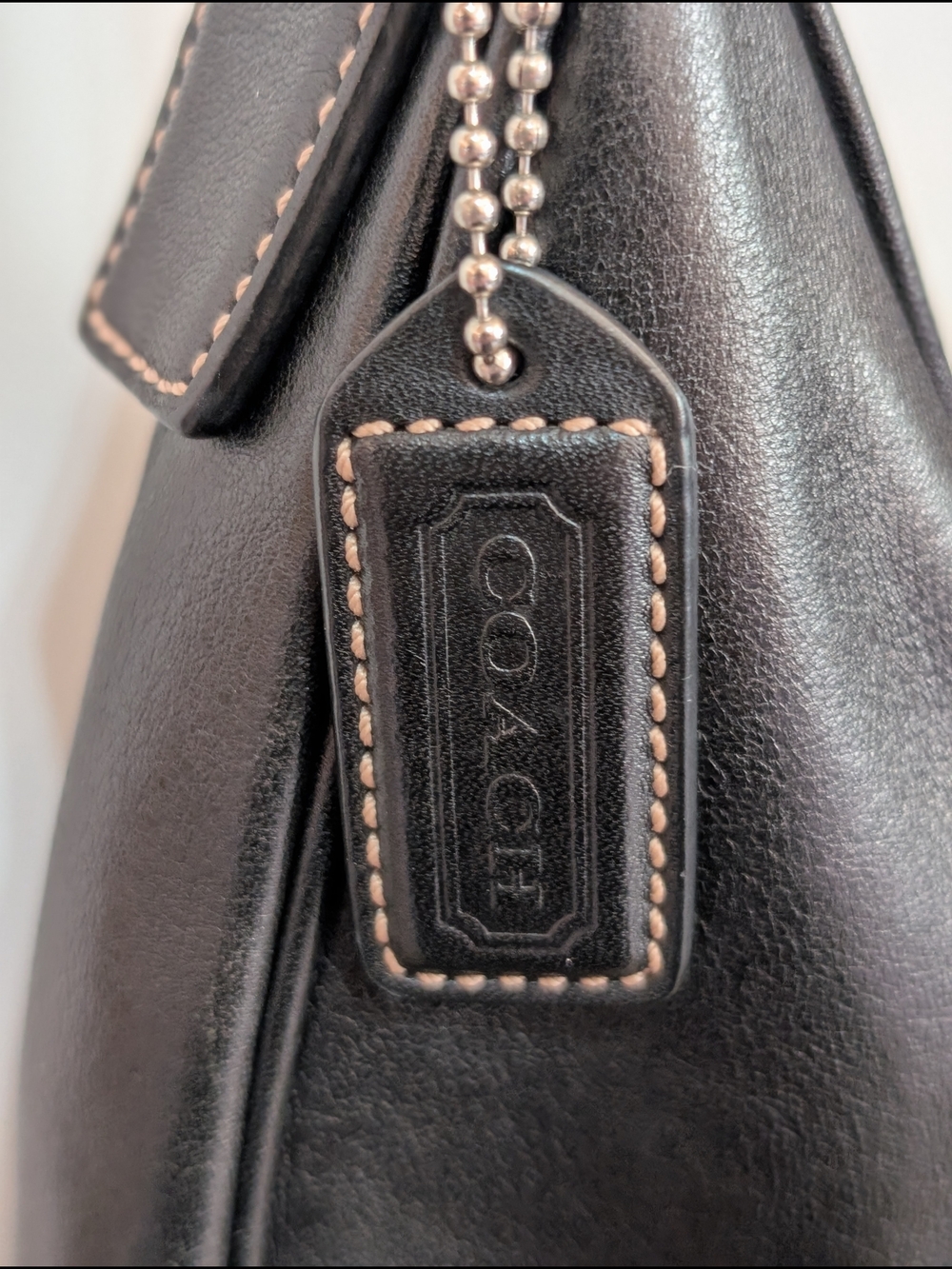 Vintage Y2K Coach Hamptons Leather Buckle Hobo - Picture 6 of 10